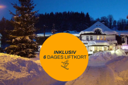 Fly Prom inkl. halvpension, 6 dages liftkort